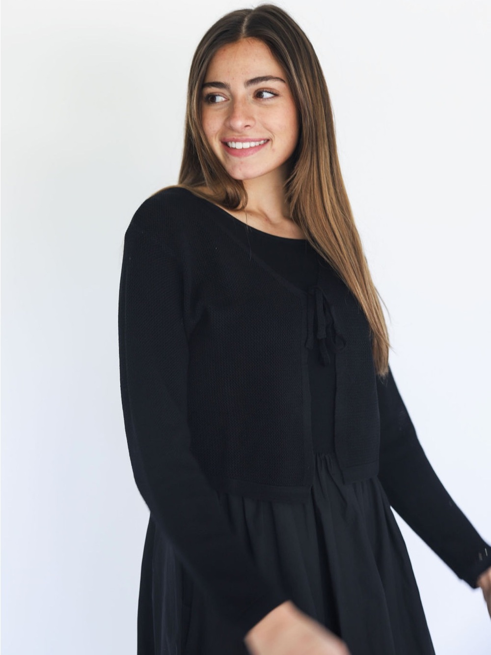 By Tess Pointelle Cardigan